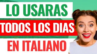 🟩 VOCABULARIO para TODOS los DIAS en ITALIANO [upl. by Stalk]