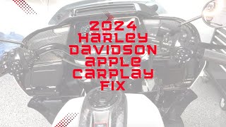 2024 Harley Apple CarPlay Fix [upl. by Akvir]