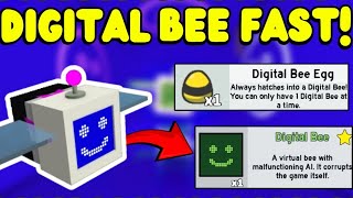 How To GET DIGITAL BEE Fast  Bee Swarm Simulator Full Guide [upl. by Engapmahc]