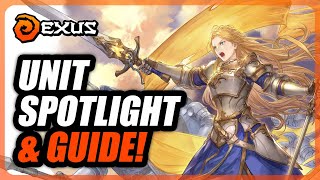 Sword of Convallaria  GLORIA  Unit Spotlight amp Build Guide [upl. by Couq]