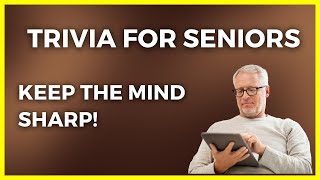 General knowledge Quiz For Seniors  Do You Remember This From The Past [upl. by Allehcim]