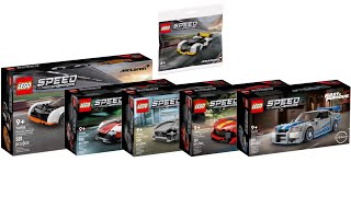 All LEGO Speed Champions Sets 2023 CompilationCollection Speed Build [upl. by Iveson]