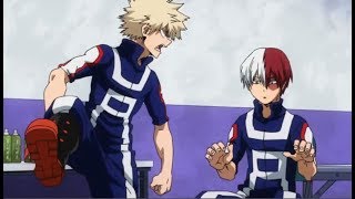 Todoroki amp Bakugou Rivalry DUB Part 1 [upl. by Hnahk]