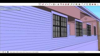 Clapboard in Sketchup [upl. by Tiloine]