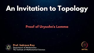 mod10lec59  Proof of Urysohns Lemma [upl. by Alleul180]