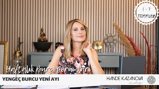 1  7 Temmuz Haftalık Burç Yorumları  Hande Kazanova ile Astroloji [upl. by Asik933]