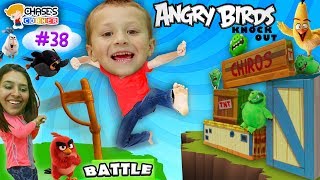 Chases Corner Angry Birds Pretend Play in Real Life 38  DOH MUCH FUN [upl. by Culhert]