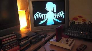 Touhou Bad Apple  8Bit NESFamicom Rendition via Powerpak [upl. by Kaufman]