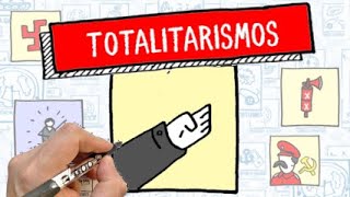 O QUE É TOTALITARISMO  História  Resumo Desenhado [upl. by Nolyaj]