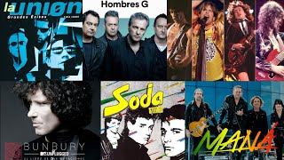 Lo Mejor Clásicos del Rock en español Caifanes Hombres G Los Enanitos Verdes Vilma Palma y más [upl. by Davena]