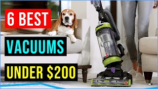 Best Vacuums Under 200  Top 6  Best Vacuum Cleaner 2022  Reviews [upl. by Ludly]