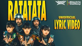 RATATATA LYRIC VIDEO  Electric Callboy amp BABYMETAL [upl. by Anyad588]