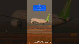 COMAC C919 Test flight beautiful landing aviation planespotting [upl. by Aneahs188]