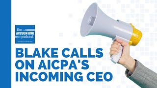 Blake Urges New AICPA President to Address CPA Salary Concerns [upl. by Janean600]