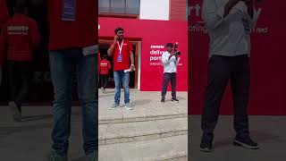 Zomato delivery partner ka interview funny deliveryzomato zombieshorts zomatoad [upl. by Tsenre]