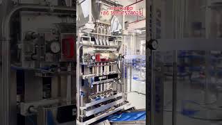 Multi track 4 lines soy milk powder stick bag filling sealing machinepowder stick pouch packing [upl. by Zetrauq]