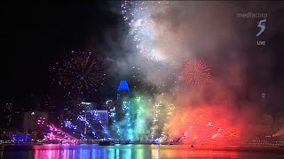 Marina Bay Singapore Countdown Fireworks 2019  Let’s Celebrate 2019 [upl. by Arnulfo]