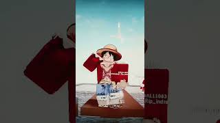 Luffy bye bye byeroblox deadpool byebyebye [upl. by Anaujait]