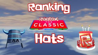 Ranking Roblox Classic Event Hats [upl. by Ecidnak]