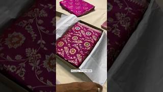 Pure Katan Silk Saree With Price  banarasi saree  JMSHandlooms viral shorts [upl. by Ihcelek935]