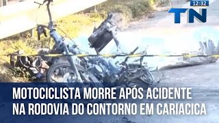 Motociclista morre após acidente na Rodovia do Contorno em Cariacica [upl. by Nij]