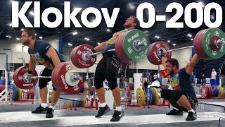 Dmitry Klokov 0  200kg Pause Snatch Full Session 2015 World Weightlifting Championships [upl. by Rozalin]