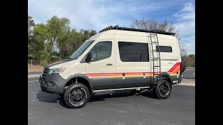 2023 Storyteller Overland Beast Mode 4X4 Volta Lithium System Mercedes Sprinter Chassis Turbo Diesel [upl. by Adiaroz]