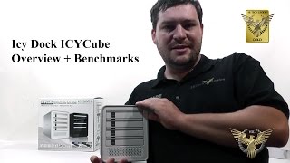 Icy Dock ICYCube 4Bay Enclosure Overview  Benchmarks [upl. by Ahsiri]