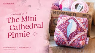 Sew the Clever 1hour Cathedral Window Pincushion [upl. by Tezzil]