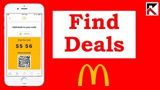 How To Find Deal Codes On McDonald’s App [upl. by Yokum]