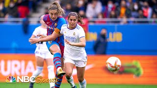 Primera Iberdrola Barcelona v Real Madrid  EXTENDED HIGHLIGHTS  NBC Sports [upl. by Luba]