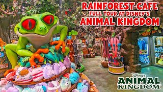 Rainforest Café Restaurant Tour in Disneys Animal Kingdom at Walt Disney World Aug 2024 4K [upl. by Orji]