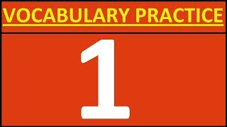 ENGLISH VOCABULARY PRACTICE 1 VOCABULARY WORDS ENGLISH LEARN WITH MEANING OPPOSITE WORDS IN ENGLISH [upl. by Wilkison]