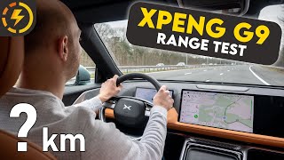 XPENG G9 Range test  I f up [upl. by Mehsah]