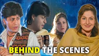 Shah Rukh Khan amp Pooja Bhatt’s Romantic Song Shoot For Film ‘Chaahat’ 1996  Flashback Video [upl. by Annail]