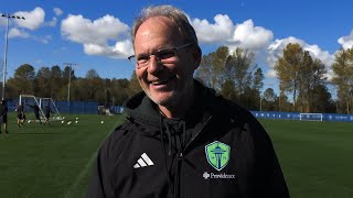 Schmetzer provided insight on the Sounders 11 draw vs Portland amp facing Houston in MLS Playoffs [upl. by Ayaj373]