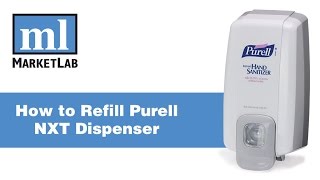 Marketlab Demonstrates How to Refill Purell NXT Dispenser [upl. by Karee]