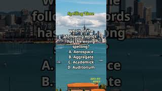 Spelling Time 500 spelling englishlearning englishvocabulary questions quiz [upl. by Artimas]