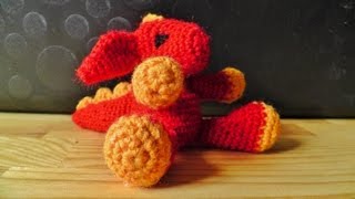 Amigurumi Drache Häkelanleitung Teil 1 Kopf  ® Woolpedia [upl. by Rikahs280]