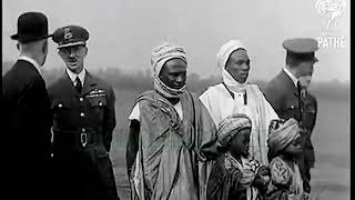 Muhammad Dikko Emir of Katsina flying after Royal Airforce Tour in Essex England 1933 [upl. by Carolynne543]