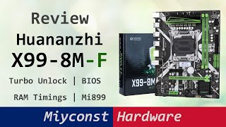 🇬🇧 Huananzhi X998MF – detailed review  E52678 V3  i75820k  E52680 V4  OC  VRM  Mi899 [upl. by Naylor758]