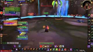 WoW Warlock solo  The Black StalkerUnderbog End Boss Normal Mode [upl. by Amund]