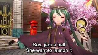 Misheard Vocaloid lyrics  Senbonzakura  Hatsune Miku fake English subtitles [upl. by Sirama]