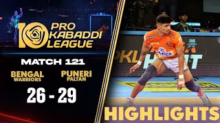 Puneri Paltan end Kolkata Leg with a win Over Hosts  PKL 10 Highlights Match 121 [upl. by Dabbs647]