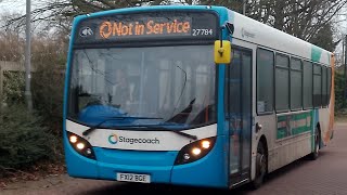 Retford bus station ADL Enviro 300 27784 [upl. by Modern]