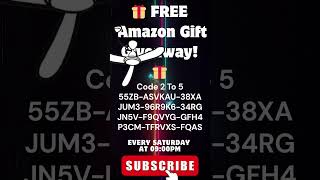 FREE Amazon Gift Card Codes in 2024 🎁Claim your FREE Amazon gift cards now 🎁 [upl. by Seve]