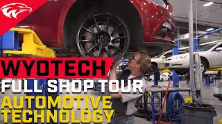 WyoTech Shop Tour Automotive Technology [upl. by Jake]