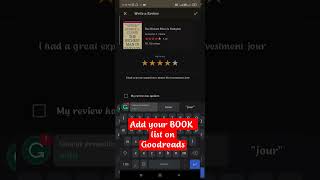 Goodreads  add your book list to the Goodreads app  follow your passion for reading by Goodreads [upl. by Neeloj978]