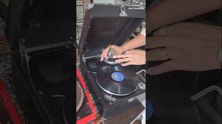 100 Year Old Antique Gramophone Music System 😱 ytshort shorts [upl. by Redwine]