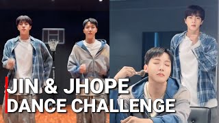 BTS Jin amp Jhope Running wild’ TikTok Video Dance Challenge 2024 [upl. by Auoy]